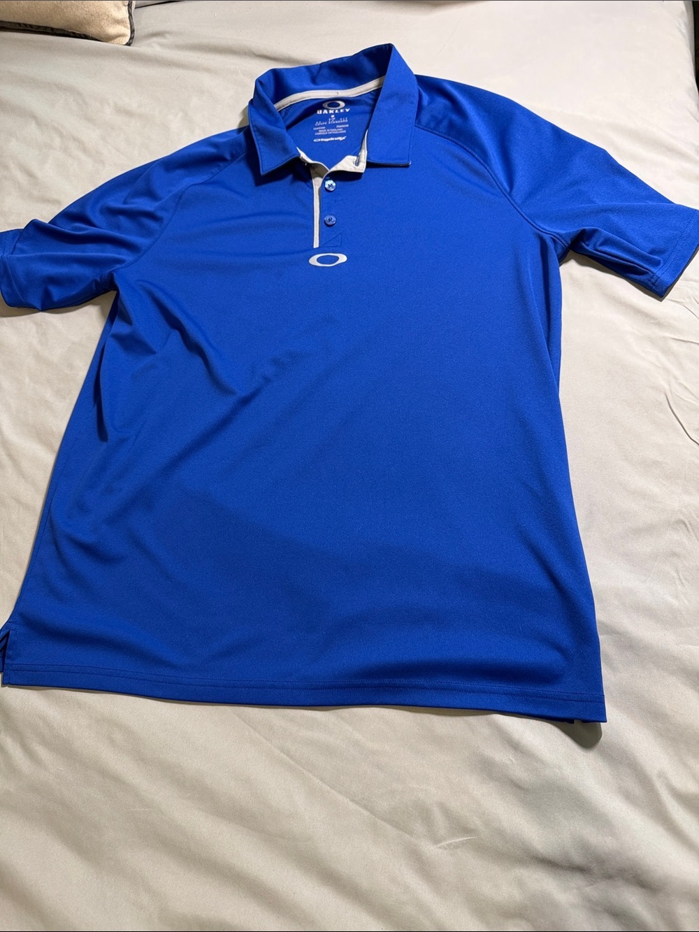 Oakley Men's Royal Blue Performance Polo with Contrast Trim